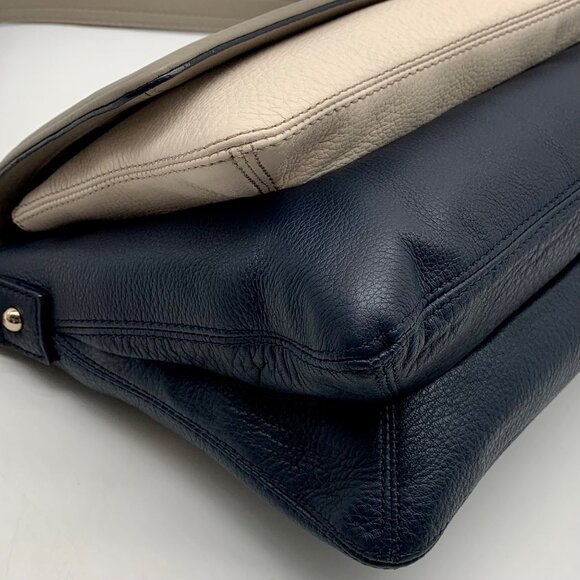 Kate Spade New York Leather Tri-Colorblock Mansfield Lottie Shoulder Bag - Picture 10 of 12